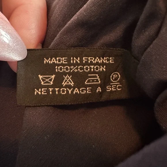 Hermes navy toile bolide pouch - Picture 7 of 8